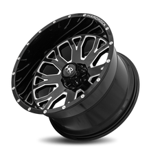 Load image into Gallery viewer, Aluminum Wheels Slammer XPosed 24x12 8x165.1 -44 125.2 Gloss Black Milled Hardrock Offroad