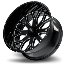 Load image into Gallery viewer, Aluminum Wheels Slammer Xposed 26x14 5x150 -76 110.3 Gloss Black Milled Hardrock Offroad