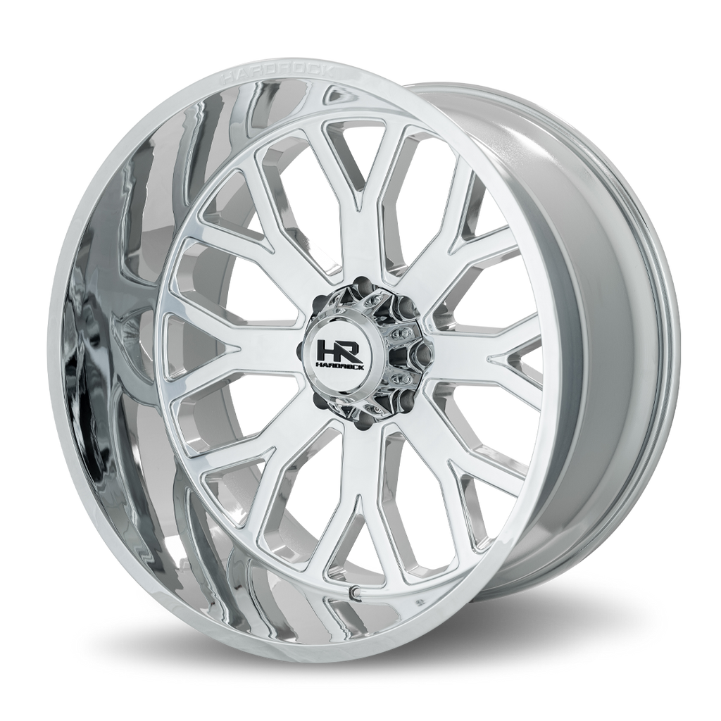 Aluminum Wheels Slammer Xposed 26x14 8x165.1 -76 125.2 Chrome Hardrock Offroad