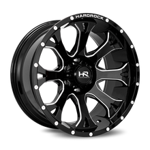 Load image into Gallery viewer, Aluminum Wheels BloodShot Xposed 20x10 6x135 -19 87.1 Gloss Black Milled Hardrock Offroad