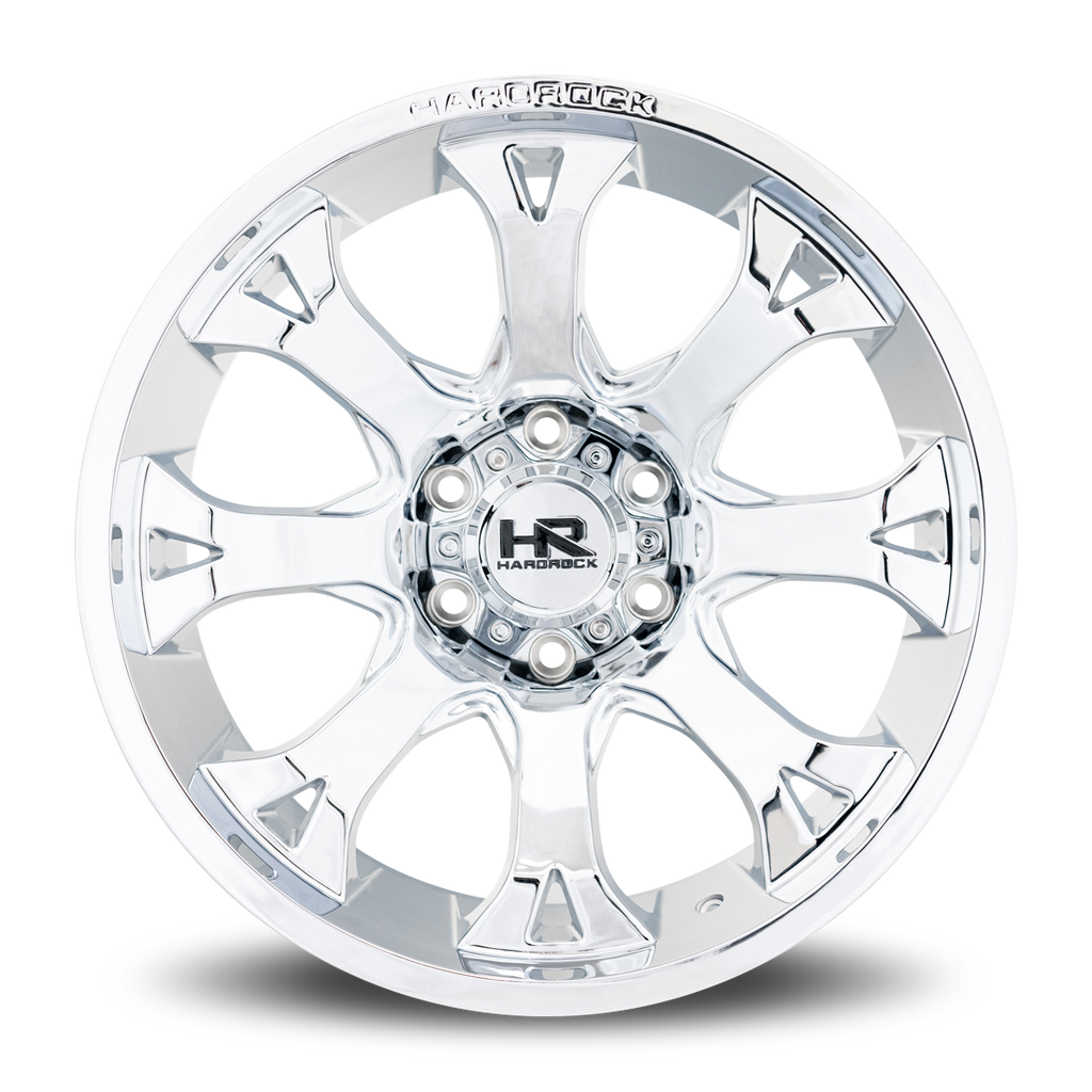 Aluminum Wheels BloodShot Xposed 20x10 6x135 -19 87.1 Chrome Hardrock Offroad