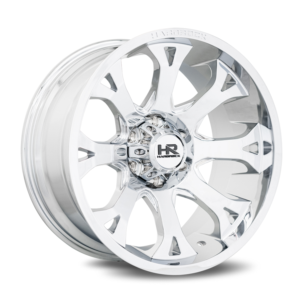 Aluminum Wheels BloodShot Xposed 20x10 6x135 -19 87.1 Chrome Hardrock Offroad