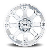 Aluminum Wheels BloodShot Xposed 20x10 5x150 -19 110.3 Chrome Hardrock Offroad