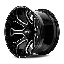 Load image into Gallery viewer, Aluminum Wheels BloodShot Xposed 20x12 5x127 -44 78.1 Gloss Black Milled Hardrock Offroad