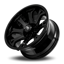 Load image into Gallery viewer, Aluminum Wheels BloodShot Xposed 20x12 6x139.7 -44 108 Gloss Black Hardrock Offroad