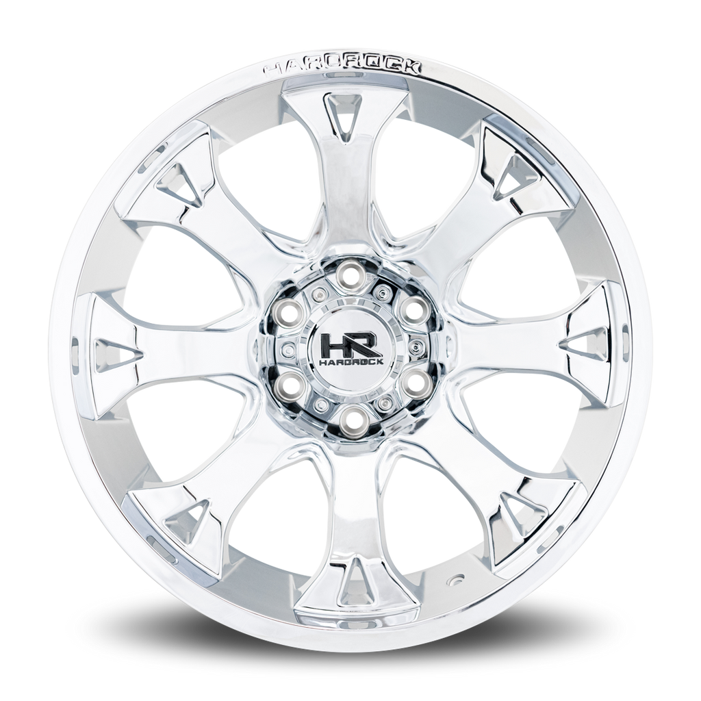 Aluminum Wheels BloodShot Xposed 22x12 5x127 -44 78.1 Chrome Hardrock Offroad