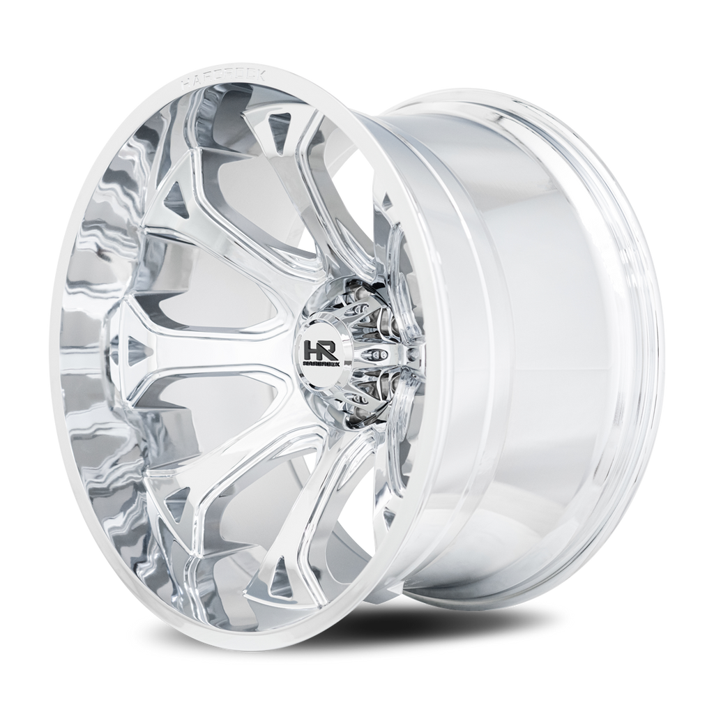 Aluminum Wheels BloodShot Xposed 24x14 6x135 -76 87.1 Chrome Hardrock Offroad