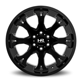 Aluminum Wheels BloodShot Xposed 24x14 5x127 -76 78.1 Gloss Black Hardrock Offroad