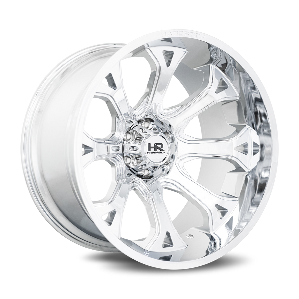 Aluminum Wheels BloodShot Xposed 24x14 8x180 -76 124.3 Chrome Hardrock Offroad
