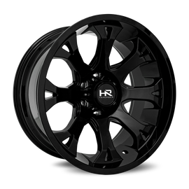 Aluminum Wheels BloodShot Xposed 24x14 6x139.7 -76 108 Gloss Black Hardrock Offroad