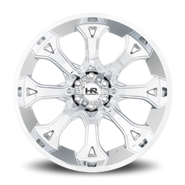 Aluminum Wheels BloodShot Xposed 26x14 8x165.1 -76 125.2 Chrome Hardrock Offroad