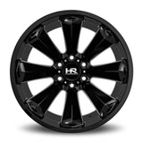 Aluminum Wheels Xplosive Xposed 20x10 5x150 -19 110.3 Gloss Black Milled Hardrock Offroad