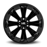 Aluminum Wheels Xplosive Xposed 20x12 5x127 -44 78.1 Gloss Black Milled Hardrock Offroad