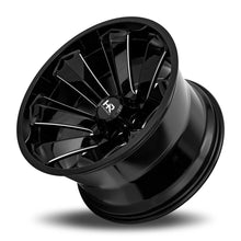 Load image into Gallery viewer, Aluminum Wheels Xplosive Xposed 22x12 6x139.7 -51 108 Gloss Black Milled Hardrock Offroad