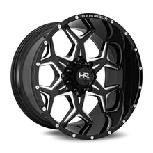Load image into Gallery viewer, Aluminum Wheels Reckless Xposed 20x10 6x135 -19 87.1 Gloss Black Milled Hardrock Offroad
