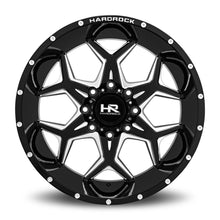 Load image into Gallery viewer, Aluminum Wheels Reckless Xposed 20x10 5x127 -19 78.1 Gloss Black Milled Hardrock Offroad