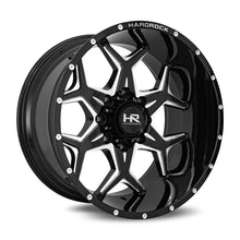 Load image into Gallery viewer, Aluminum Wheels Reckless Xposed 20x12 8x180 -44 124.3 Gloss Black Milled Hardrock Offroad