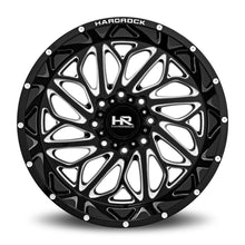 Load image into Gallery viewer, Aluminum Wheels BlackTop Xposed 20x12 6x135 -44 87.1 Gloss Black Milled Hardrock Offroad