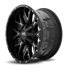 Load image into Gallery viewer, Aluminum Wheels Affliction 20x9 Blank 0 108 Gloss Black Milled Hardrock Offroad