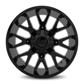 Aluminum Wheels Affliction 20x9 6x135/139.7 0 108 Gloss Black Hardrock Offroad