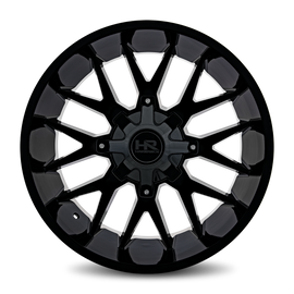 Aluminum Wheels Affliction 22x10 6x135/139.7 -19 108 Gloss Black Hardrock Offroad