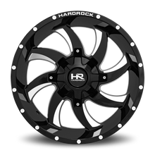 Load image into Gallery viewer, Aluminum Wheels Devious 20x10 6x135/139.7 -19 108 Gloss Black Milled Hardrock Offroad