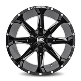 Aluminum Wheels Hardcore 20x12 5x127/139.7 -44 87 Gloss Black Milled Hardrock Offroad