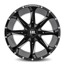 Load image into Gallery viewer, Aluminum Wheels Hardcore 20x12 8x170 -44 125.2 Gloss Black Milled Hardrock Offroad