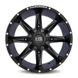 Aluminum Wheels Hardcore 20x12 8x165.1 -44 125.2 Satin Black Milled Hardrock Offroad