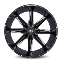 Load image into Gallery viewer, Aluminum Wheels Hardcore 26x14 8x170 -76 125.2 Satin Black Milled Hardrock Offroad