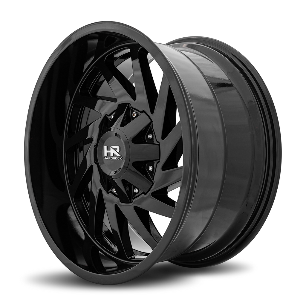 Aluminum Wheels Crusher 20x10 8x170 -19 125.2 Gloss Black Hardrock Offroad