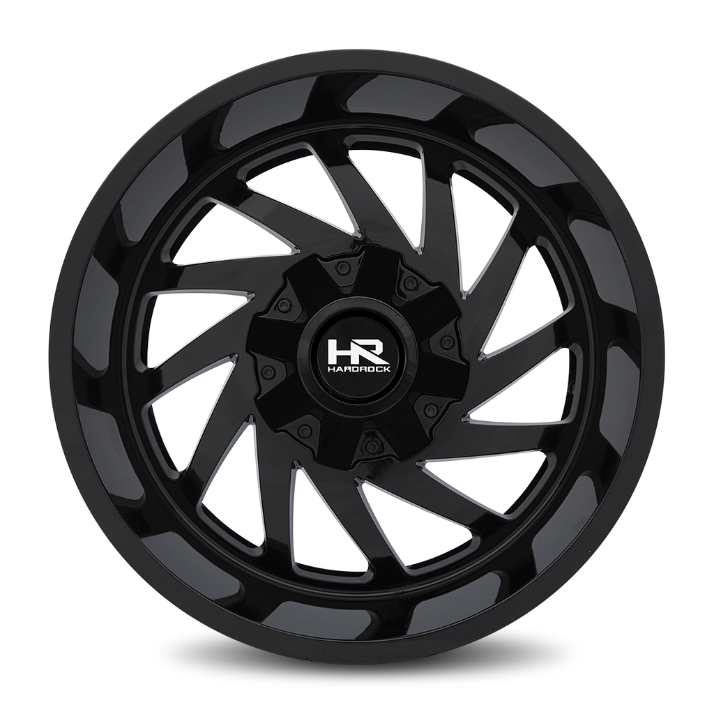 Aluminum Wheels Crusher 20x12 5x127/139.7 -44 87 Gloss Black Hardrock Offroad