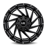 Aluminum Wheels Crusher 20x9 6x135/139.7 0 108 Gloss Black Milled Hardrock Offroad