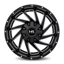Load image into Gallery viewer, Aluminum Wheels Crusher 20x9 8x165.1 0 125.2 Gloss Black Milled Hardrock Offroad