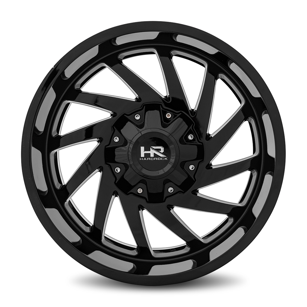 Aluminum Wheels Crusher 20x9 5x150/139.7 0 110.3 Gloss Black Hardrock Offroad