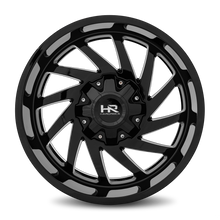 Load image into Gallery viewer, Aluminum Wheels Crusher 20x9 5x150/139.7 0 110.3 Gloss Black Hardrock Offroad