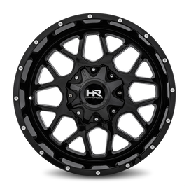 Aluminum Wheels Gunner 20x10 8x180 -19 124.3 Gloss Black Hardrock Offroad