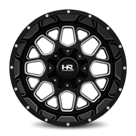 Aluminum Wheels Gunner 20x12 5x127/139.7 -44 87 Gloss Black Milled Hardrock Offroad