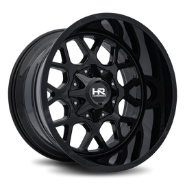 Aluminum Wheels Gunner 20x12 8x180 -44 124.3 Gloss Black Hardrock Offroad