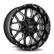 Load image into Gallery viewer, Aluminum Wheels Gunner 20x9 5x150/139.7 0 110.3 Gloss Black Milled Hardrock Offroad