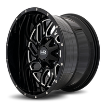 Load image into Gallery viewer, Aluminum Wheels Destroyer 20x12 5x127/139.7 -51 87 Gloss Black Milled Hardrock Offroad
