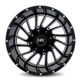 Aluminum Wheels Overdrive 20x12 5x127/139.7 -51 87 Gloss Black Milled Hardrock Offroad