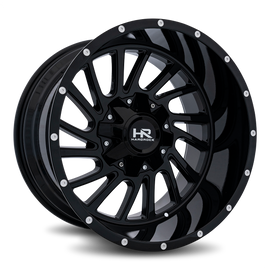 Aluminum Wheels Overdrive 20x12 5x127/139.7 -51 87 Gloss Black Hardrock Offroad