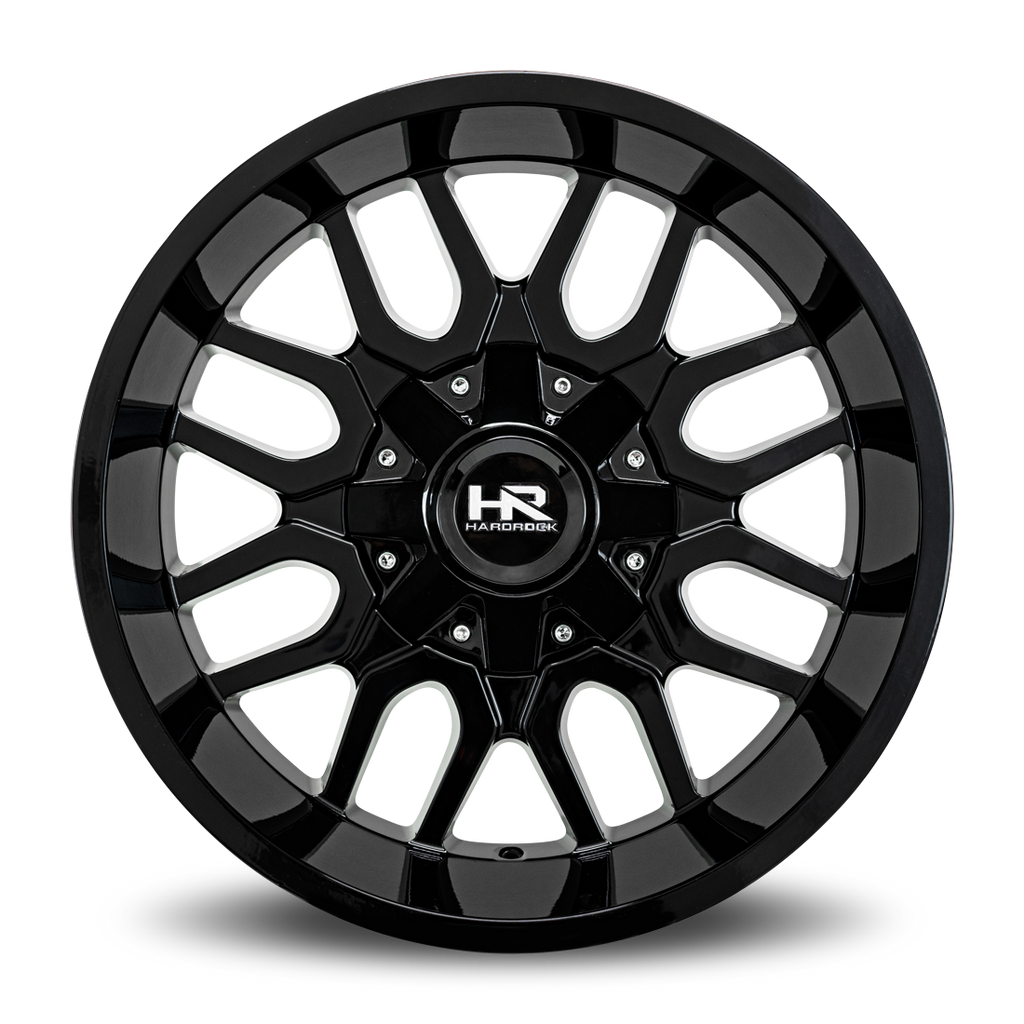 Aluminum Wheels Commander 20x12 5x127/139.7 -51 87 Gloss Black Hardrock Offroad