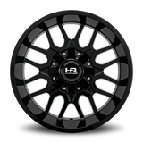 Aluminum Wheels Commander 20x12 8x165.1 -51 125.2 Gloss Black Hardrock Offroad