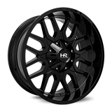 Aluminum Wheels Commander 22x10 8x170 -19 124.3 Gloss Black Hardrock Offroad