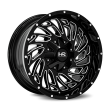 Load image into Gallery viewer, Aluminum Wheels Attack 20x10 5x127/139.7 -19 87 Gloss Black Milled Hardrock Offroad