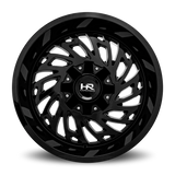 Aluminum Wheels Attack 20x12 8x170 -51 125.2 Gloss Black Hardrock Offroad