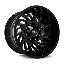 Aluminum Wheels Attack 20x12 8x170 -51 125.2 Gloss Black Hardrock Offroad