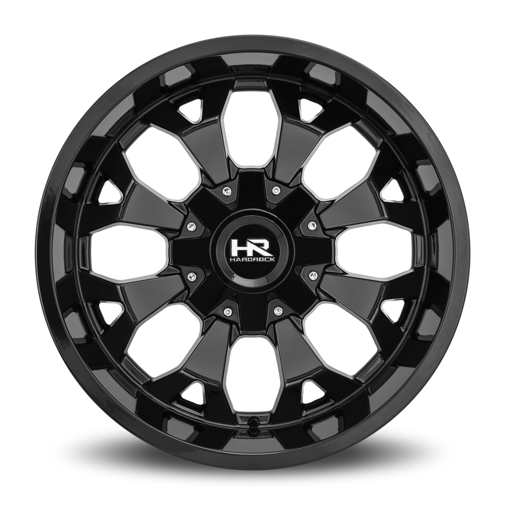 Aluminum Wheels Devastator 20x10 6x135/139.7 -19 108 Gloss Black Hardrock Offroad